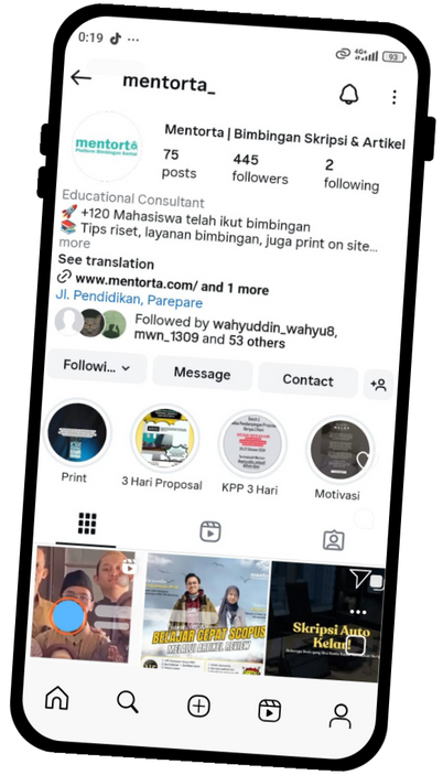 Instagram Mentorta